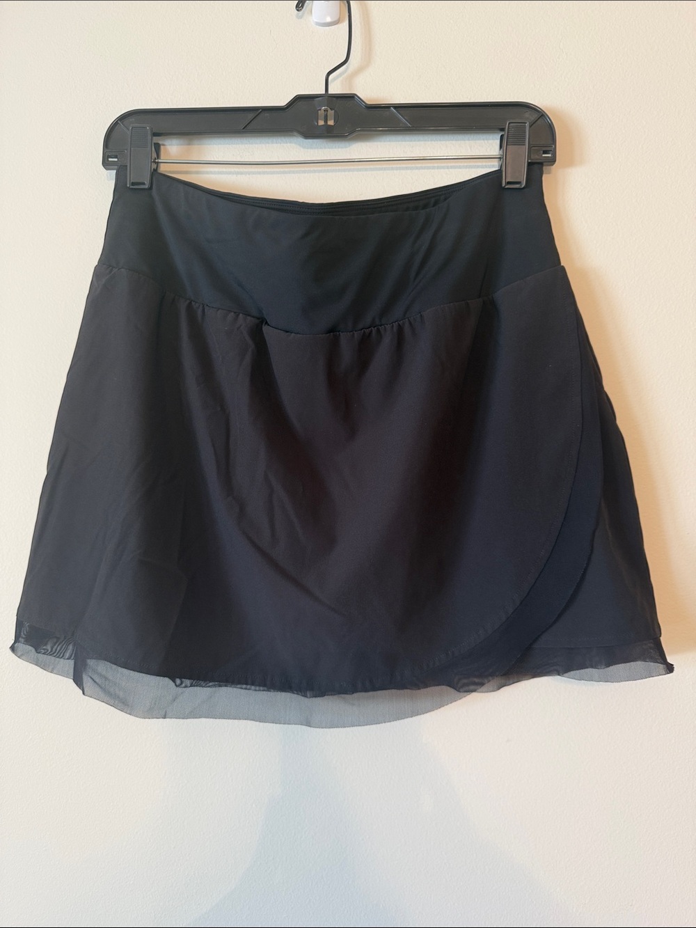 CALIA by Carrie Underwood Mesh Pieced HR Skort Black